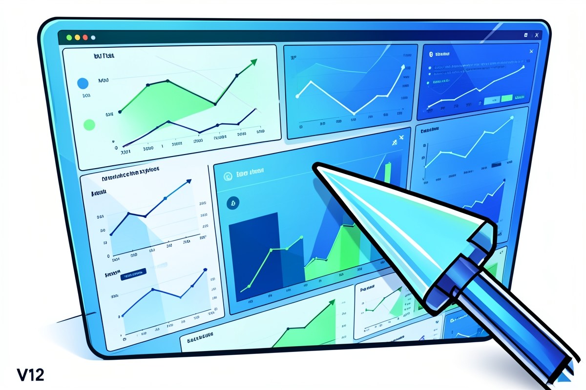 A board showing financial graphs and charts, representing current market rates.